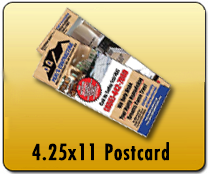 4.25x11 Folded Brochure Printing