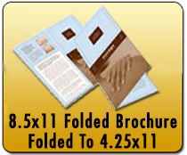 11x25.s Folded Brochure Printing